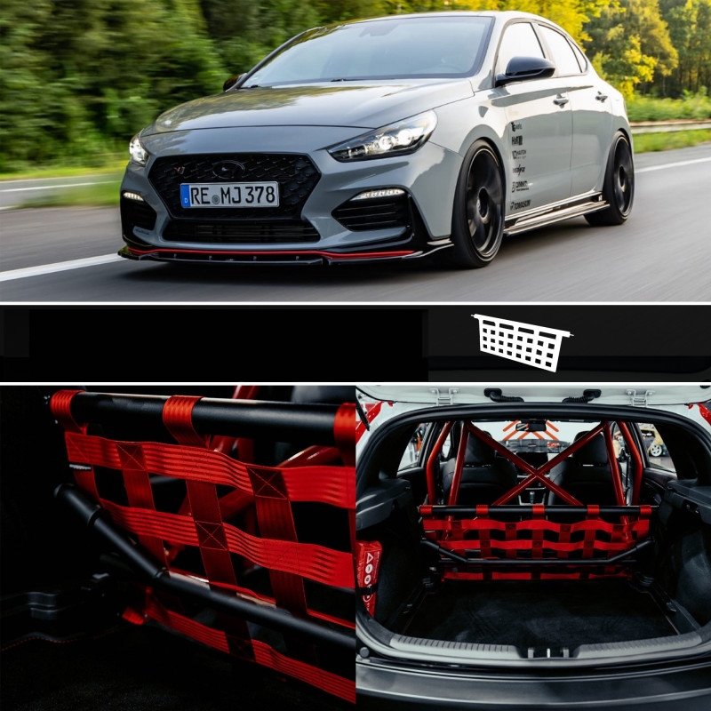 Clubsport Set - Strebe mit Netz für Hyundai i30N Fastback